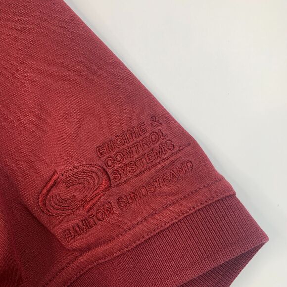 Ping Golf Polo Shirt Mens XL Extra Large Maroon Short Sleeve Cotton Blend - Picture 7 of 9